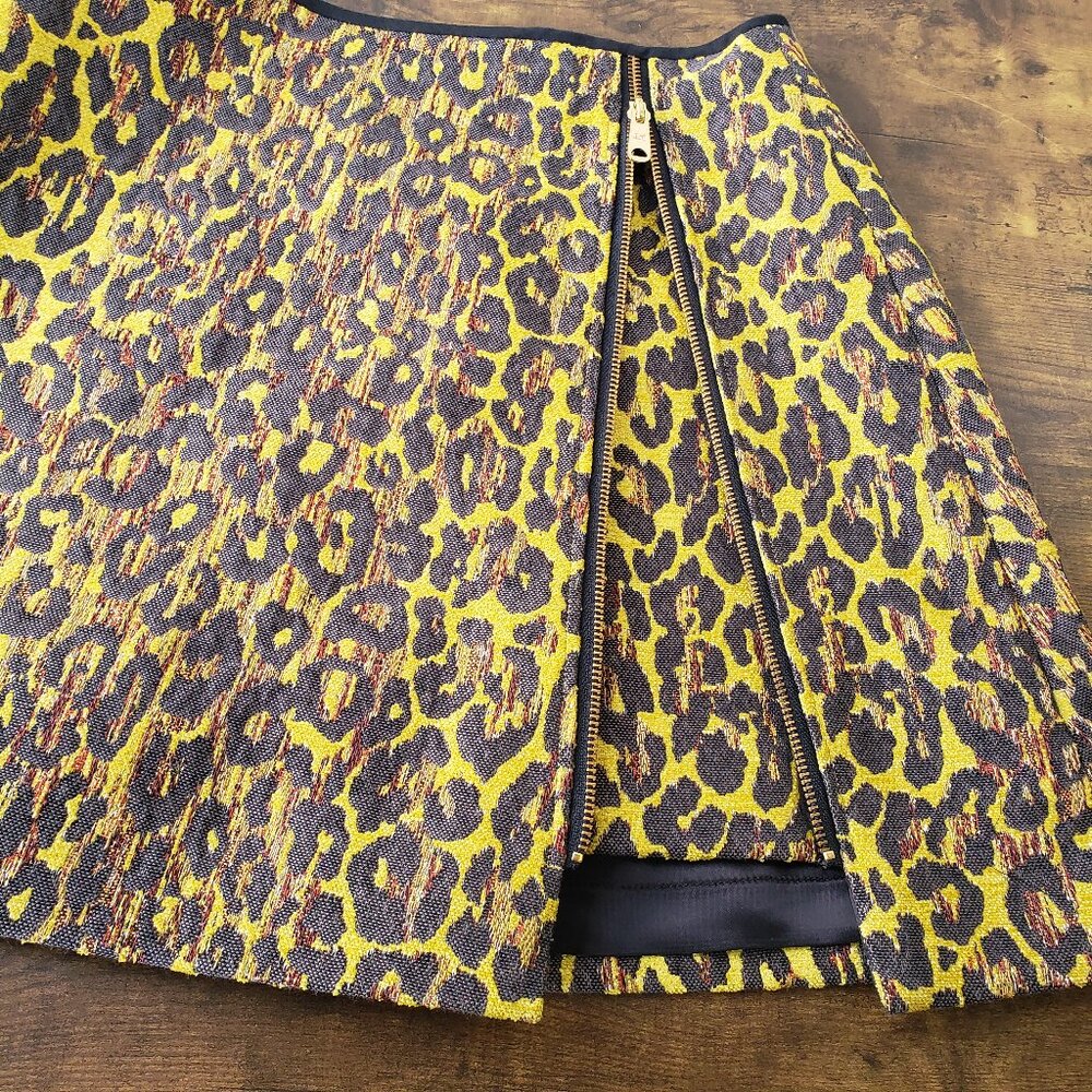 Cheetah Leapord Gold Skirt - HIgh Quality Custom Made Film Wardrobe